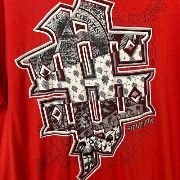 South Pole Men's XL Short Sleeve Graphic Tee 100% Cotton GUC - Picture 2 of 8